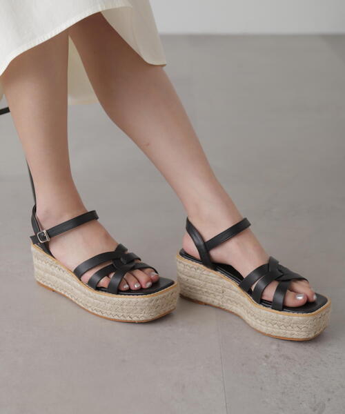 FREE'S MART（フリーズマート）の「◆船底ジュートサンダル（サンダル・レディース・ベージュ/ホワイト/ブラック・SMALL/MEDIUM）」の14枚目の写真