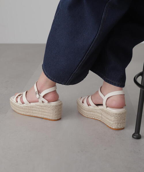 FREE'S MART（フリーズマート）の「◆船底ジュートサンダル（サンダル・レディース・ベージュ/ホワイト/ブラック・SMALL/MEDIUM）」の22枚目の写真