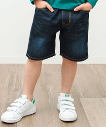 【USAコットン】インディゴハーフパンツ_一部WEB限定サイズ