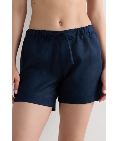 Intimissimi(インティミッシミ)の「リネンファブリック ショートパンツ(その他パンツ・レディース・ホワイト/サンドベージュ/インディゴブルー/スカイブルー/ピンクベージュ/カーキ/モカ・M/S/L)」の6枚目の写真