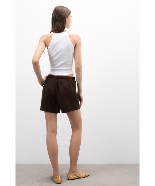 Intimissimi(インティミッシミ)の「リネンファブリック ショートパンツ(その他パンツ・レディース・ホワイト/サンドベージュ/インディゴブルー/スカイブルー/ピンクベージュ/カーキ/モカ・M/S/L)」の12枚目の写真