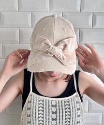 Loueme（ルエム）の「ビッグリボンキャップ（キャップ）」