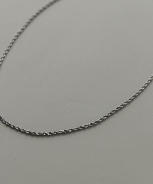 SMELLY（スメリー）の「ステンレスツイストチェーンネックレス（ネックレス・メンズ・シルバー・-）」の2枚目の写真
