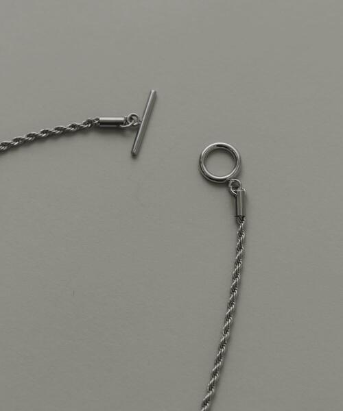 SMELLY（スメリー）の「ステンレスツイストチェーンネックレス（ネックレス・メンズ・シルバー・-）」の3枚目の写真