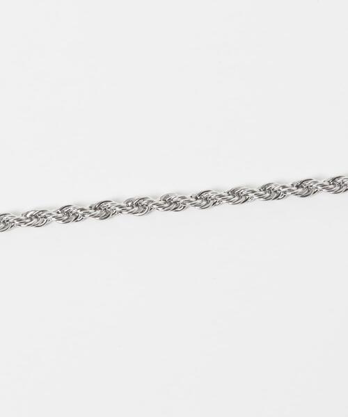 SMELLY（スメリー）の「ステンレスツイストチェーンネックレス（ネックレス・メンズ・シルバー・-）」の5枚目の写真
