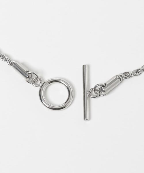 SMELLY（スメリー）の「ステンレスツイストチェーンネックレス（ネックレス・メンズ・シルバー・-）」の6枚目の写真