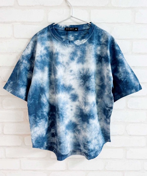  ★オーバーサイズ 半袖 タイダイ トップス Tシャツ タイダイ染め オーバーサイズ 半袖Tシャツ（Tシャツ/カットソー