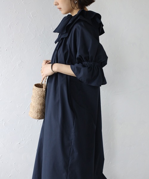 ボンポワン♡シャツワンピース キーネックデニムシャツワンピース – ABITOKYO （ アビ