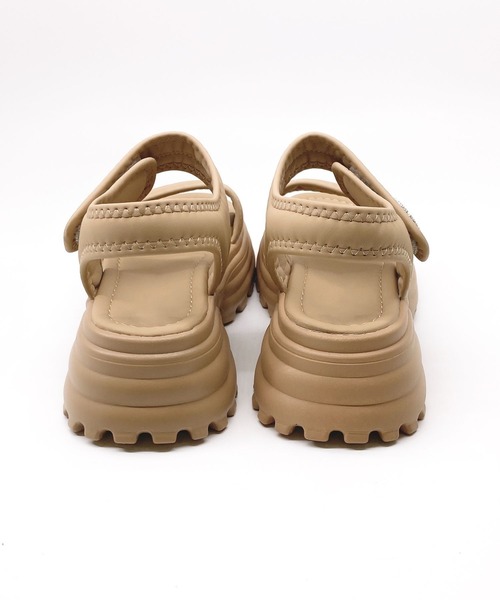 Sugar Sugar(シュガーシュガー)の「【SUGAR SUGARシュガーシュガー】ふわふわ マシュマロ スポサン(やわらかいサンダル)9100(サンダル・レディース・アイボリー/ブラック/ベージュ・S/M/L/LL)」の11枚目の写真