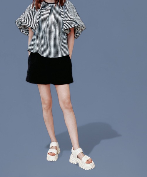 Sugar Sugar(シュガーシュガー)の「【SUGAR SUGARシュガーシュガー】ふわふわ マシュマロ スポサン(やわらかいサンダル)9100(サンダル・レディース・アイボリー/ブラック/ベージュ・S/M/L/LL)」の8枚目の写真