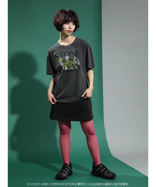 ジョジョの奇妙な冒険(ジョジョノキミョウナボウケン)の「■Jolyne Ermes FF ptTシャツ(Tシャツ/カットソー・レディース・ブラック・FREE)」の2枚目の写真