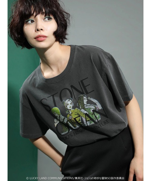 ジョジョの奇妙な冒険(ジョジョノキミョウナボウケン)の「■Jolyne Ermes FF ptTシャツ(Tシャツ/カットソー・レディース・ブラック・FREE)」の4枚目の写真