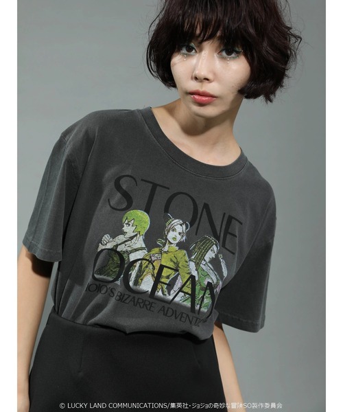 ジョジョの奇妙な冒険(ジョジョノキミョウナボウケン)の「■Jolyne Ermes FF ptTシャツ(Tシャツ/カットソー・レディース・ブラック・FREE)」の5枚目の写真