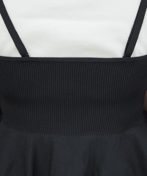 tiptop（ティップトップ）の「前後2wayペプラムビスチェ（キャミソール・レディース・ベージュ/ブラック/レッド・FREE）」の12枚目の写真