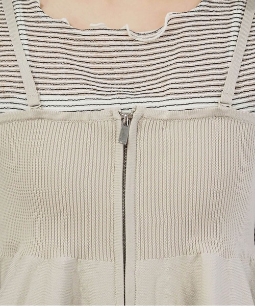 tiptop（ティップトップ）の「前後2wayペプラムビスチェ（キャミソール・レディース・ベージュ/ブラック/レッド・FREE）」の15枚目の写真