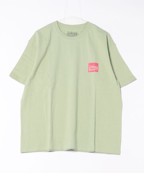 Manhattan Portage（マンハッタンポーテージ）の「Manhattan Portage/マンハッタンポーテージ オーバーサイズTシャツ LOGO MP-M375（Tシャツ/カットソー・レディース・ホワイト/ブラック/ライム・M/L/XL）」の3枚目の写真