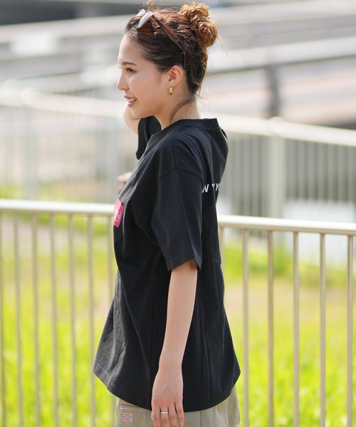 tシャツ Manhattan Portage/マンハッタンポーテージ オーバーサイズTシャツ LOGO MP-M375 レディース Manhattan Portage tシャツ 「ユニセックス」Manhattan Portage