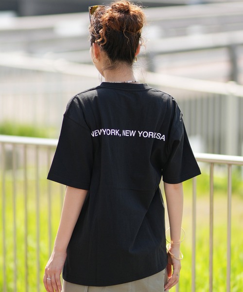 tシャツ Manhattan Portage/マンハッタンポーテージ オーバーサイズTシャツ LOGO MP-M375 レディース Manhattan Portage/マンハッタンポーテージ オーバーサイズT