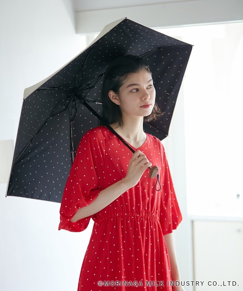 【ピンキー】 アルベロベロのケース付き折りたたみ傘 ピンキー】 アルベロベロのケース付き折りたたみ傘 ピンキー