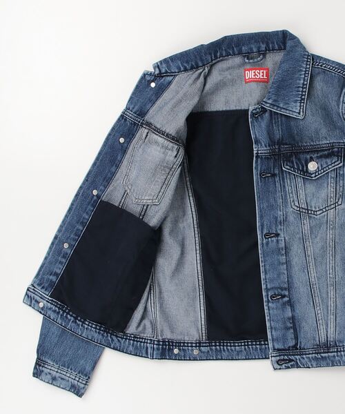 DIESEL KIDS（ディーゼルキッズ）の「DIESEL（ディーゼル）Kids & Junior デニムジャケット（デニムジャケット・キッズ・ブルー・12Y）」の3枚目の写真