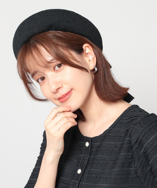 Honeys（ハニーズ）の「リボン付きベレー帽（ハンチング/ベレー帽