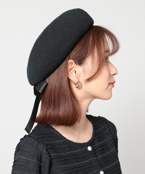 Honeys（ハニーズ）の「リボン付きベレー帽（ハンチング/ベレー