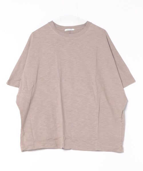 UNDERWRAPS(アンダーラップス)の「スラブドルマンT(M3)(Tシャツ/カットソー・レディース・ベージュ/ホワイト/ライトグリーン/ブラック/アイボリー/ライトピンク・M/L)」の1枚目の写真