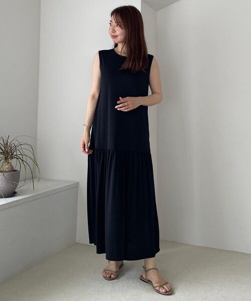 UNFILO（アンフィーロ）の「ドライジャージーワンピース（ワンピース・レディース・ブラック系/こしょう色系・SMALL/MEDIUM）」の5枚目の写真