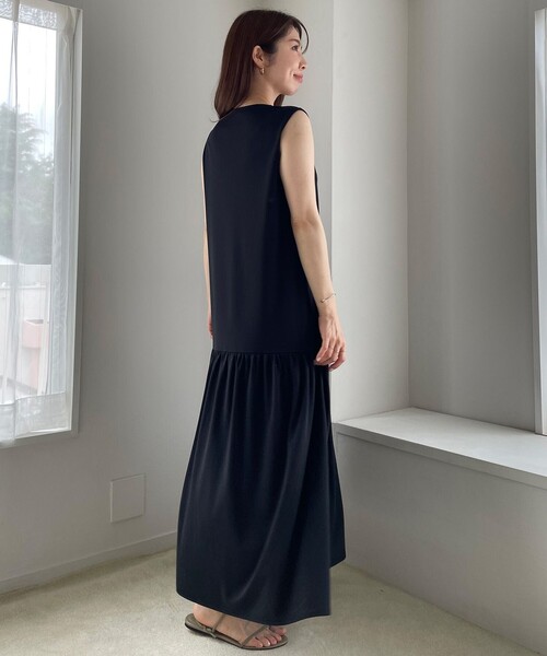 UNFILO（アンフィーロ）の「ドライジャージーワンピース（ワンピース・レディース・ブラック系/こしょう色系・SMALL/MEDIUM）」の6枚目の写真