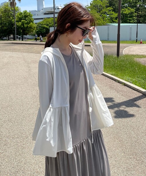 UNFILO（アンフィーロ）の「ドライジャージーワンピース（ワンピース・レディース・ブラック系/こしょう色系・SMALL/MEDIUM）」の7枚目の写真