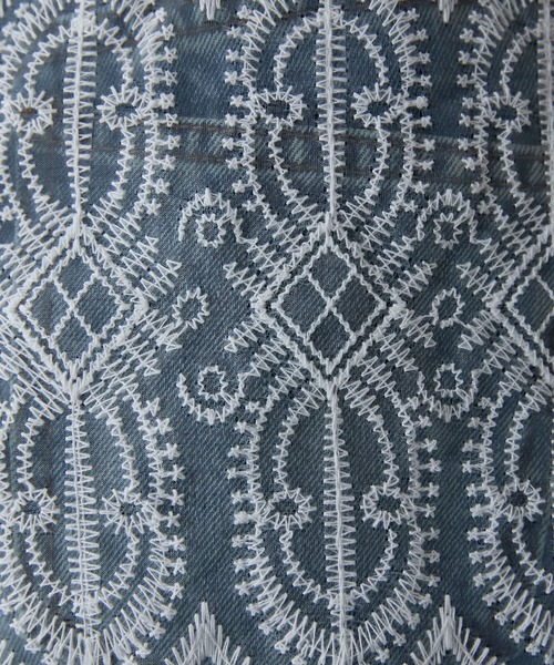 forksy.(フォルクシー)の「【forksy.】レース刺繍×オーガンジーラップスカート(スカート・レディース・ブラック/ホワイト・FREE)」の22枚目の写真