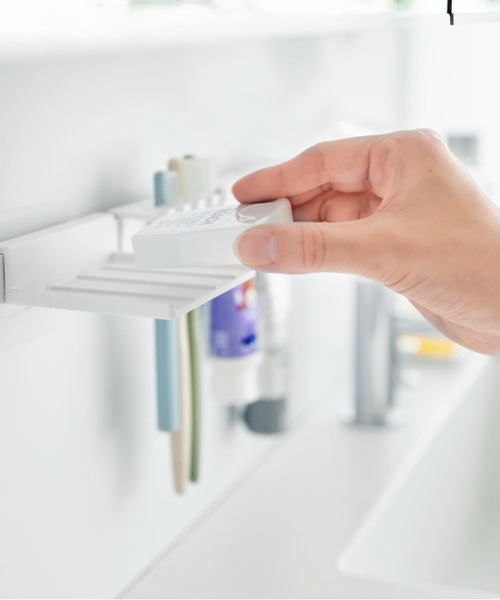 tower（タワー）の「tower フィルムフック歯ブラシ&歯磨き用品収納セット（バス/トイレグッズ・レディース・ホワイト・フリー）」の7枚目の写真