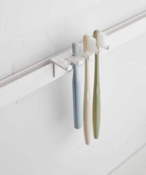 tower（タワー）の「tower フィルムフック歯ブラシ&歯磨き用品収納セット（バス/トイレグッズ・レディース・ホワイト・フリー）」の10枚目の写真