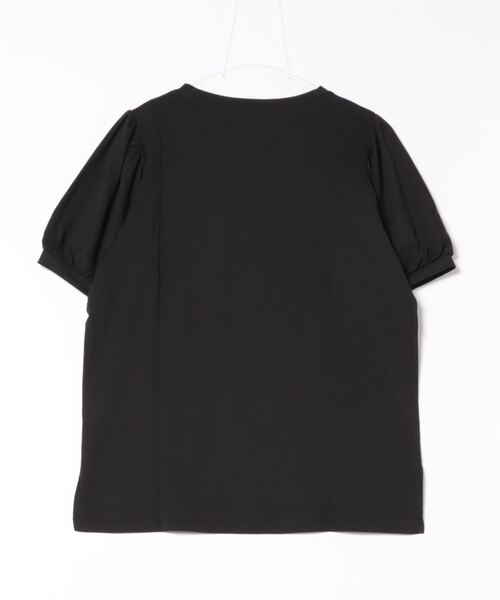Gready Brilliant(グレディブリリアン)の「フロッキーロゴパフカットソー(Tシャツ/カットソー・レディース・オフホワイト/ブラック・38)」の18枚目の写真