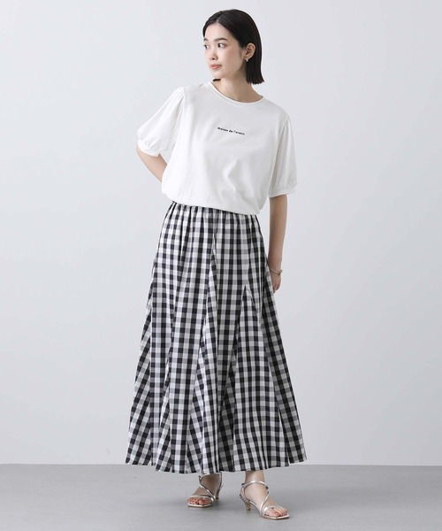 Gready Brilliant(グレディブリリアン)の「フロッキーロゴパフカットソー(Tシャツ/カットソー・レディース・オフホワイト/ブラック・38)」の17枚目の写真