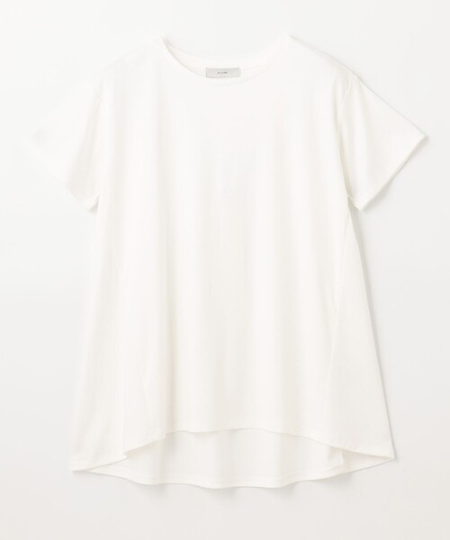 ANY(エニィ)の「【汗ジミ防止加工】シルケットスムースバックギャザーチュニック(Tシャツ/カットソー・レディース・ライトグレー系/ピンク系/ブラック系/ホワイト系/グレー系・2/3)」の21枚目の写真