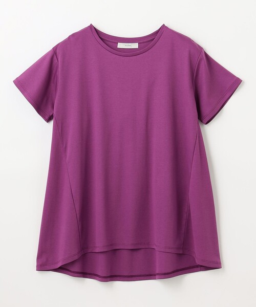 ANY(エニィ)の「【汗ジミ防止加工】シルケットスムースバックギャザーチュニック(Tシャツ/カットソー・レディース・ライトグレー系/ピンク系/ブラック系/ホワイト系/グレー系・2/3)」の22枚目の写真