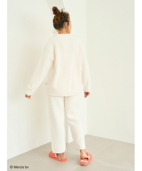 gelato pique（ジェラートピケ）の「【ONLINE限定】【Dick Bruna】【UNISEX】ベビモコワンポイントジャガードプルオーバー&ロングパンツセット（ルームウェア/パジャマ・レディース・クリーム・S-M/M-L）」の8枚目の写真