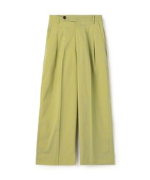 caban | CABaN コットンシルクネップ 2タックワイドパンツ(その他パンツ)