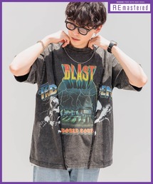 RAGEBLUE | 【REmastered】リメイクライク/プリント切り替えオーバーサイズTシャツ(Tシャツ/カットソー)