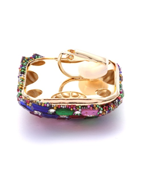 ROSE BUD(ローズバッド)の「ミラーボールイヤリング(イヤリング・レディース・ピンク/シルバー/シルバー系その他・FREE)」の7枚目の写真