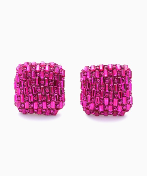 ROSE BUD(ローズバッド)の「ミラーボールイヤリング(イヤリング・レディース・ピンク/シルバー/シルバー系その他・FREE)」の4枚目の写真