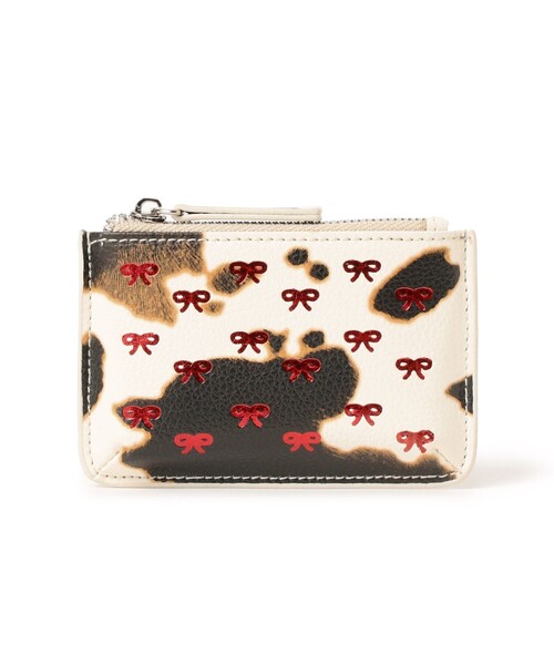 Ray BEAMS（レイビームス）の「【別注】Casselini / フォイル プリント カードケース（ポーチ・レディース・ピンク/その他/ブラック・ONE SIZE）」の3枚目の写真