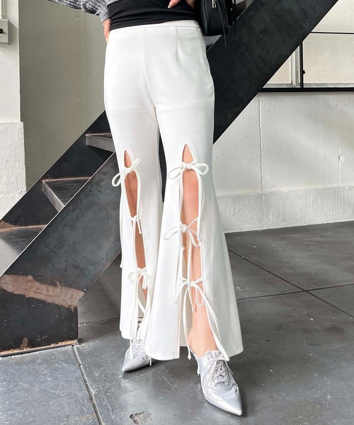 SPIRALGIRL（スパイラルガール）の「スリットリボンパンツ（その他