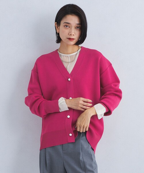 【セール】アクセいらずカーデ（カーディガン/ボレロ）｜green label relaxing（グリーンレーベルリラクシング）