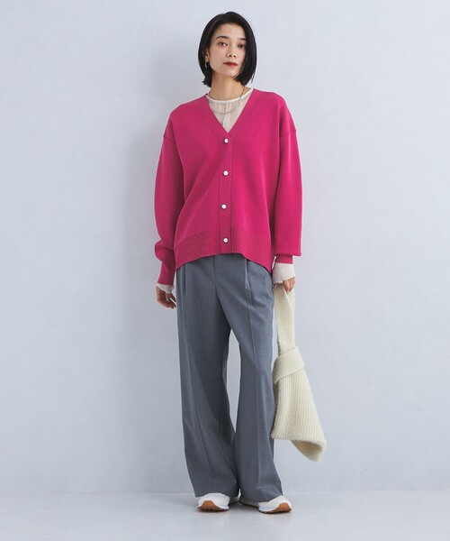 【セール】アクセいらずカーデ（カーディガン/ボレロ）｜green label relaxing（グリーンレーベルリラクシング）