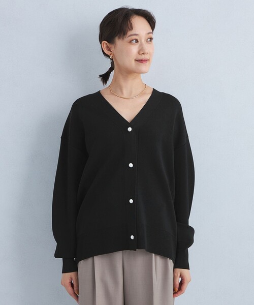 【セール】アクセいらずカーデ（カーディガン/ボレロ）｜green label relaxing（グリーンレーベルリラクシング）