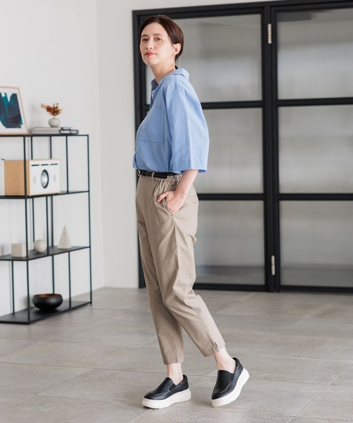 studio CLIP（スタディオクリップ）の「【消臭/抗菌防臭/クッションインソール】軽らく厚底スリッポン（スリッポン・レディース・ブラック/ホワイト・MEDIUM/LARGE）」の12枚目の写真