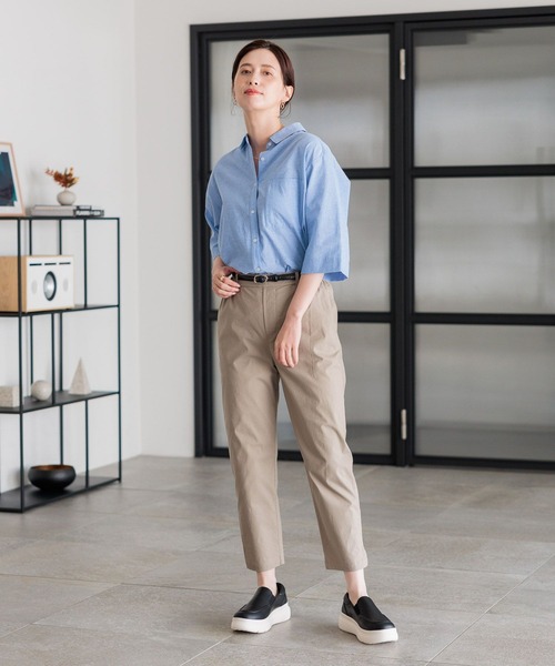 studio CLIP（スタディオクリップ）の「【消臭/抗菌防臭/クッションインソール】軽らく厚底スリッポン（スリッポン・レディース・ブラック/ホワイト・MEDIUM/LARGE）」の13枚目の写真