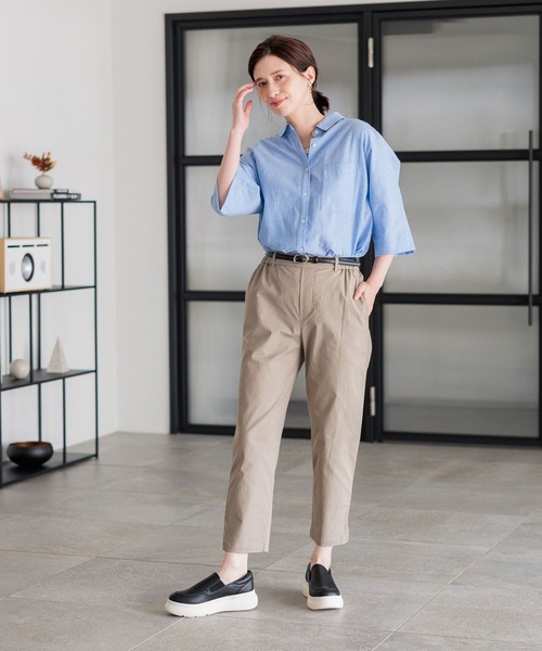 studio CLIP（スタディオクリップ）の「【消臭/抗菌防臭/クッションインソール】軽らく厚底スリッポン（スリッポン・レディース・ブラック/ホワイト・MEDIUM/LARGE）」の14枚目の写真